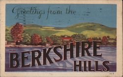 Greetings from the Berkshire Hills Postcard