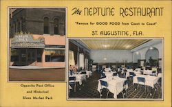 The Neptune Restaurant St. Augustine, FL Postcard Postcard Postcard