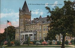 E.W. Grove Henry County High School Postcard