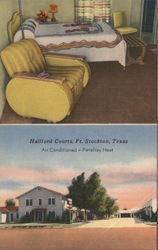 Hallford Ciurts Fort Stockton, TX Postcard Postcard Postcard