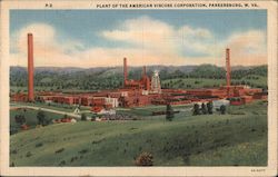 Plant of the American Viscose Corporation Postcard