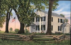 Old Indian Agency House, Fort Winnebago Postcard