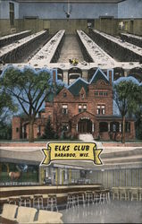 Elks Club Baraboo, WI Postcard Postcard Postcard