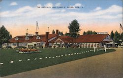 The Gateway Inn Land O' Lakes, WI Postcard Postcard Postcard