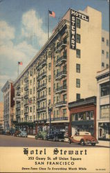 Hotel Stewart Postcard