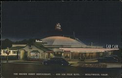 The Brown Derby Restaurant Hollywood, CA Postcard Postcard Postcard