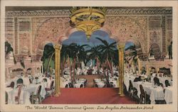 The World Famous Cocoanut Grove, Los Angeles Ambassador Hotel Postcard