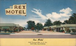 Rex Motel Ventura, CA Postcard Postcard Postcard