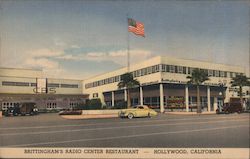 Brittingham's Radio Center Restaurant Hollywood, CA Postcard Postcard Postcard
