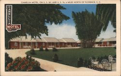 Camellia Motel Postcard