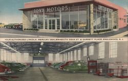 Town Motors Englewood, NJ Postcard Postcard Postcard