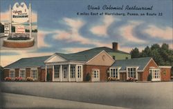 Van's Colonial Restaurant Harrisburg, PA James E. Hess Postcard Postcard Postcard