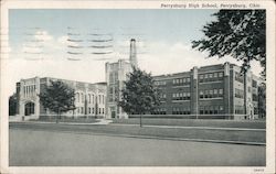Perrysburg High School Ohio Postcard Postcard Postcard