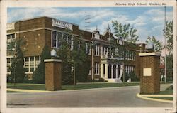 Minden High School Postcard