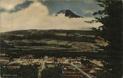Volcano "Agua" and Antigua (The City of Ruins) Guatemala Central America Postcard Postcard Postcard