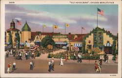 Old Heidelberg - Chicago's World's Fair Illinois 1933 Chicago World Fair Postcard Postcard Postcard
