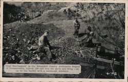 Coal Bootleggers Pennsylvania Postcard Postcard Postcard