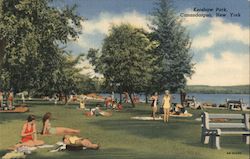 Kershaw Park Canandaigua, NY Postcard Postcard Postcard