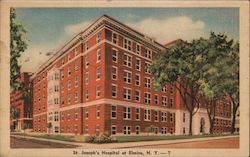 St. Joseph's Hospital Elmira, NY Postcard Postcard Postcard