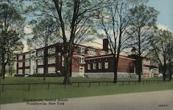 Franklinville Central School New York Postcard Postcard Postcard