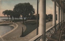 Scene from the Veranda, The Griswold Hotel, Eastern Point Postcard