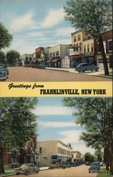 Greetings from Franklinville, New York Postcard Postcard Postcard