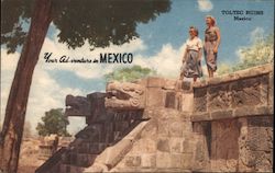 Toltec Ruins - Pan Am Postcard