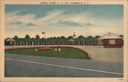 Siesta Court, US 301 Postcard