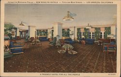 Mezzanine Parlor - Rosslyn Hotel Los Angeles, CA Postcard Postcard Postcard
