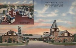 Tower Motor Lodge Salt Lake City, UT Postcard Postcard Postcard