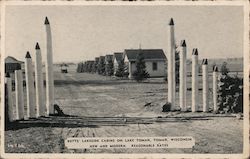 Butt's Lakeside Cabins on Lake Tomah Postcard