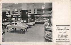 Silver Room Woodward & Lotrhop Postcard