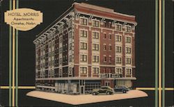 Hotel Morris Apartments Omaha, NE Postcard Postcard Postcard