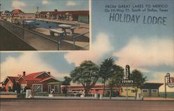 Laurel Lodge Hotel Courts Postcard