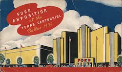 Ford Exposition at the Texas Centennial, 1936 Dallas, TX Postcard Postcard Postcard