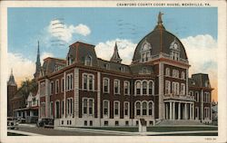 Crawford County Court House Postcard