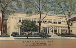 The Lamar Bath House Postcard
