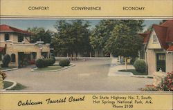 Oaklawn Tourist Court Hot Springs National Park, AR Postcard Postcard Postcard