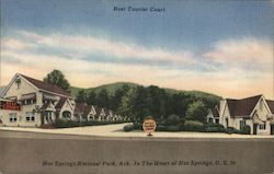 Best Tourist Court Hot Springs National Park, AR Postcard Postcard Postcard
