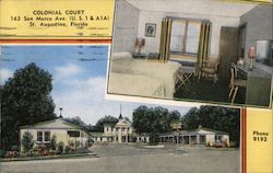 Colonial Court Postcard