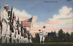 Salute to the Colors Postcard