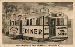 The Lackawanna Diner, on Lackawanna Trail Postcard