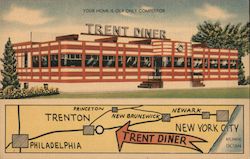 Trent Diner Postcard