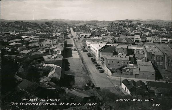 Two Countries Divided by a Mere Fence Nogales Arizona