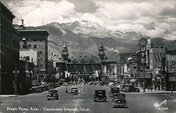 Pikes Peak Avenue Colorado Springs