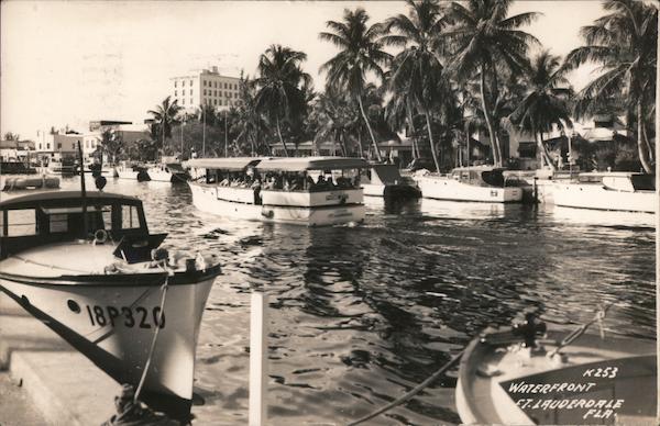 Pleasure Boats on the Waterfront Fort Lauderdale Florida
