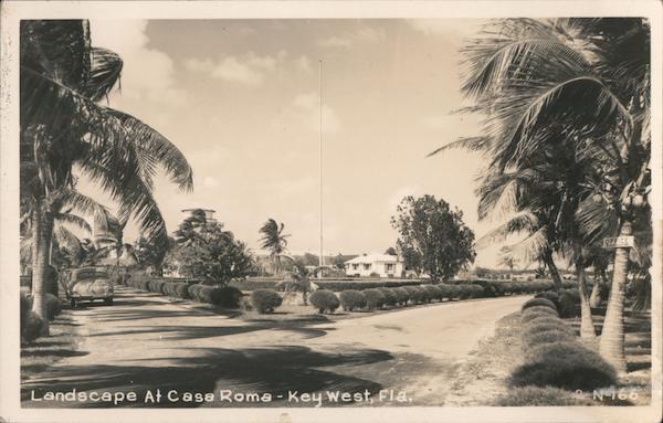Landscape at Casa Roma Key West Florida