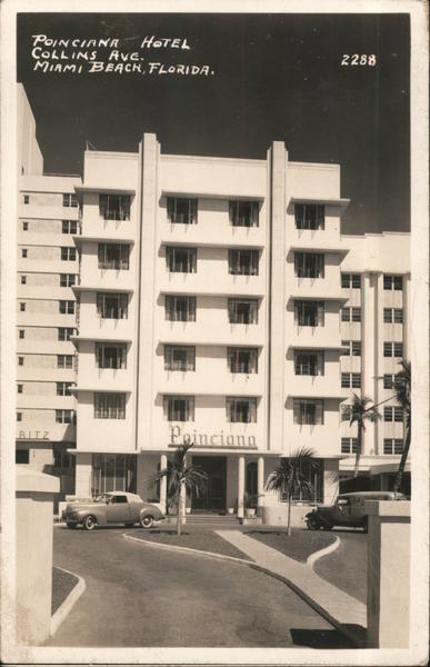 Poinciana Hotel Miami Beach Florida
