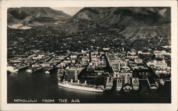 Honolulu From The Air Hawaii