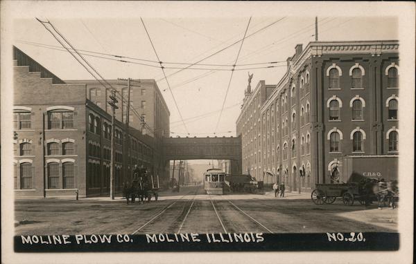Moline Plow Co. Streetcar, Wagons Illinois